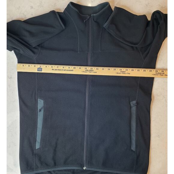 ARC'TERYX Polartec Micro-Fleece Jacket Lightweight Men's Size Large Black Green - Picture 8 of 13